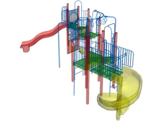 Playground Equipment 3D Model