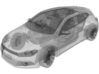 Volkswagen Scirocco 3D Model