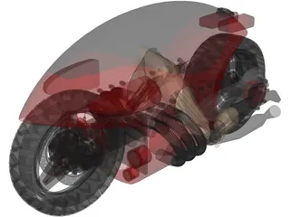 Motorcycle Concept 3D Model