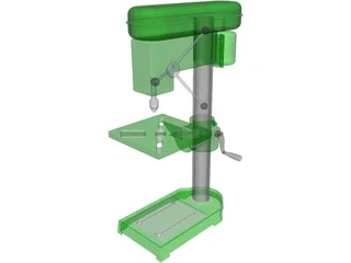 Press Drill 3D Model