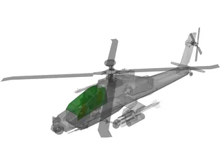 Boeing AH-64 Apache 3D Model