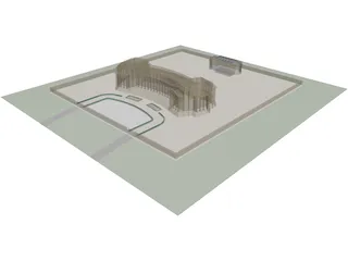 Italian Palace 3D Model