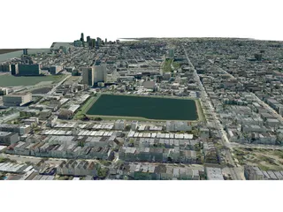 New Jersey City 3D Model