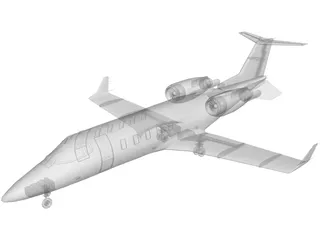 Bombardier Learjet 60 3D Model