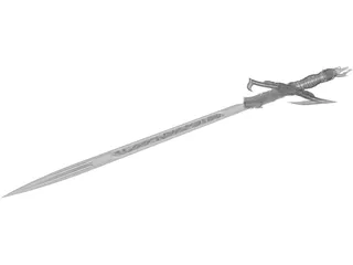 Fantasy Sword 3D Model