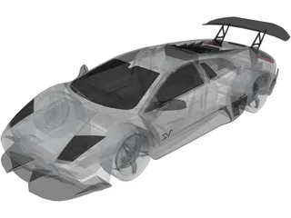 Lamborghini Murcielago LP670-4 SV 3D Model
