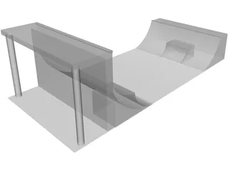 Halfpipe 3D Model