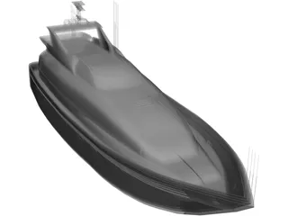 Yacht 3D Model