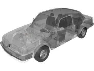 Volvo 242 3D Model