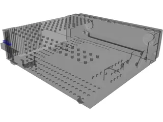 Kenwood Car Radio 3D Model