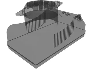 Peristaltic Valve 3D Model