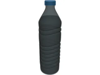 Water Bottle 1L 3D Model