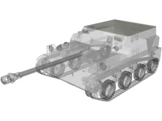 ASU-57 3D Model