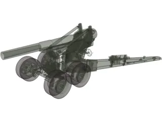 M115 Howitzer 3D Model