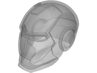 Ironman Helmet 3D Model