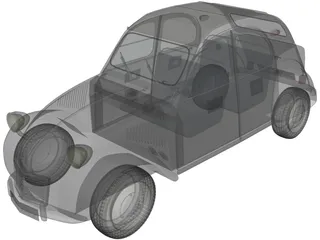 Citroen 2CV 3D Model