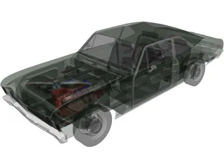 Chevrolet Nova SS (1969) 3D Model