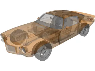 Chevrolet Camaro Z28 (1972) 3D Model