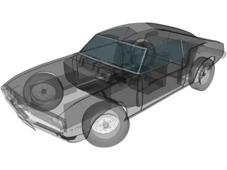 Pontiac Firebird (1968) 3D Model