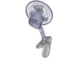 Clip On Fan 3D Model