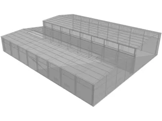Warehouse Industrial 3D Model