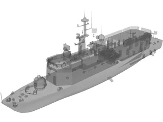 Manama Missile Boat 3D Model