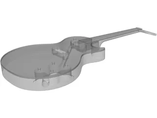 Gibson Les Paul Standard Guitar Body 3D Model