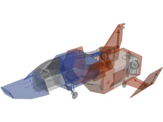 Core Fighter 3D Model