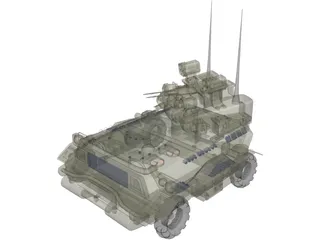 Armored Tank 3D Model