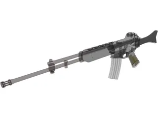 K2 Rifle 3D Model