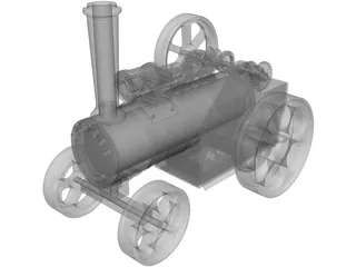 Stream Train Toy  3D Model