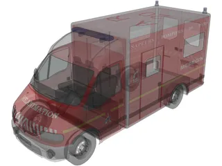 Renault Master Ambulance 3D Model