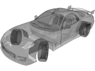 Mazda RX-7 3D Model