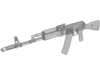 AK-74 3D Model