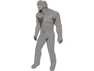 Wolverine X-Man 3D Model