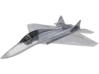 X-38 Gen 5 Fighter Concept 3D Model