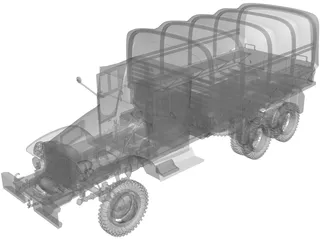 GMC Cckw 353 3D Model