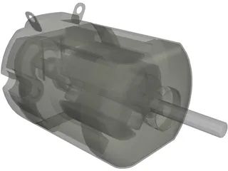 Electric Motor 3D Model