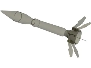 Instalaza Antitank Weapon 3D Model