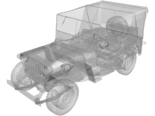 Jeep Willys 3D Model