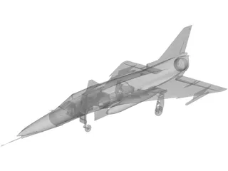 IAI Kfir C7 3D Model