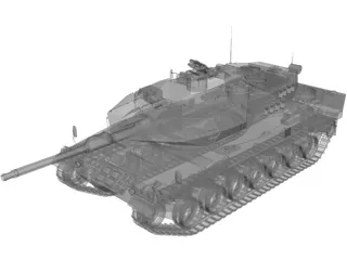 Leopard II 3D Model