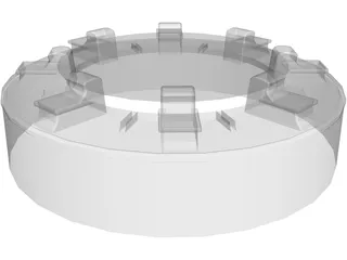 Base Colomn 3D Model