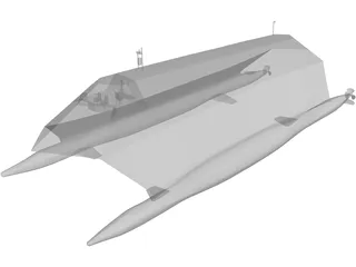 Lockheed Sea Shadow 3D Model
