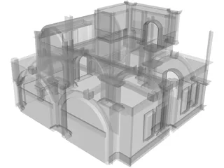 Building Temple 3D Model