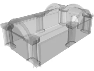 Building Temple 3D Model