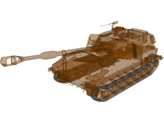 M-109 3D Model