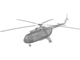 Mil Mi-8P Hip 3D Model