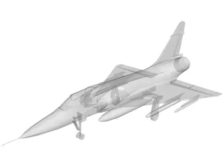 Dassault Mirage Delta 2000 3D Model