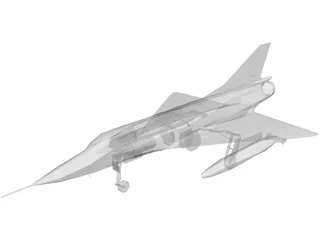 Dassault Mirage IIIC 3D Model